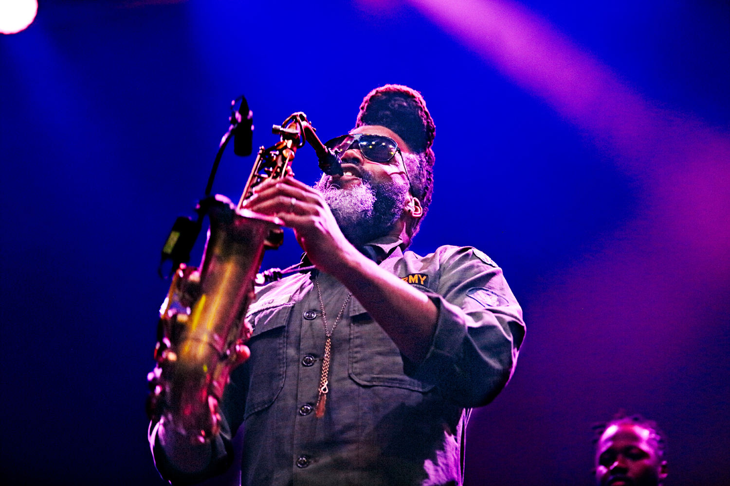 Altsaxofonist Casey Benjamin van Robert Glasper Experiment. foto ©Peter van Breukelen