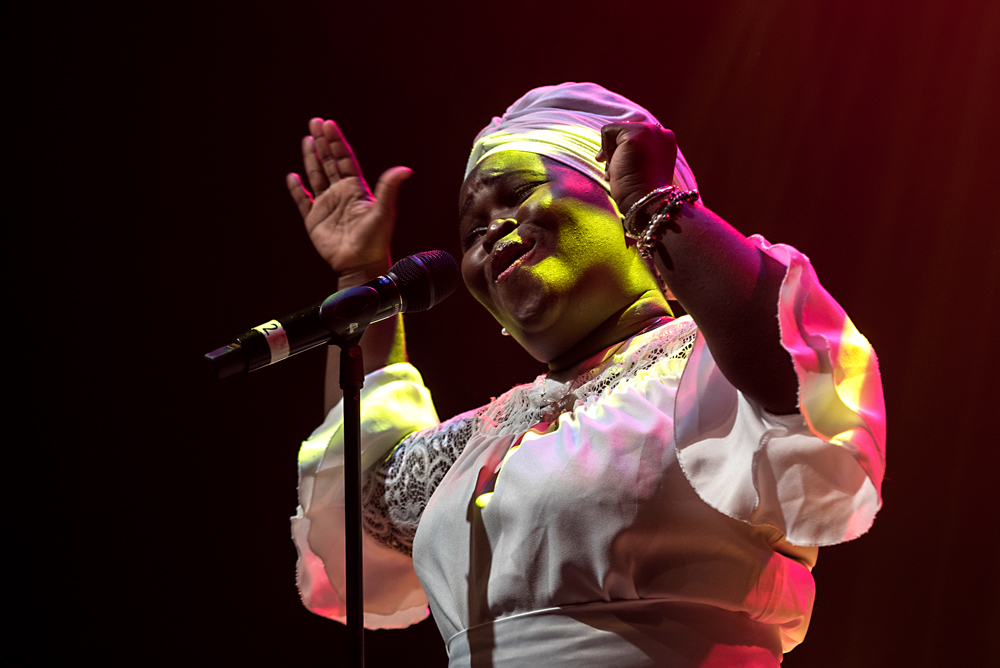 Daymé Arocena was een waardige vertegenwoordigster van de Caribisch-Cubaanse-Latino-inslag van Mondriaan Jazz 2019. 