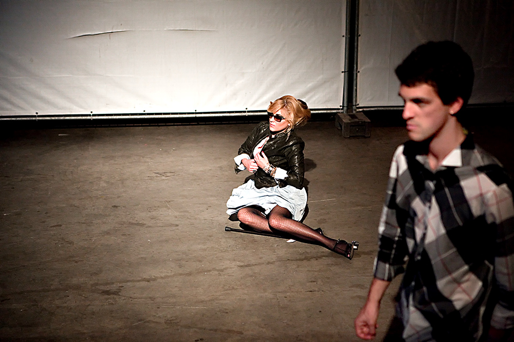 Melody Gardot backstage op het North Sea Jazz Festival 2009. Foto Tom Beetz