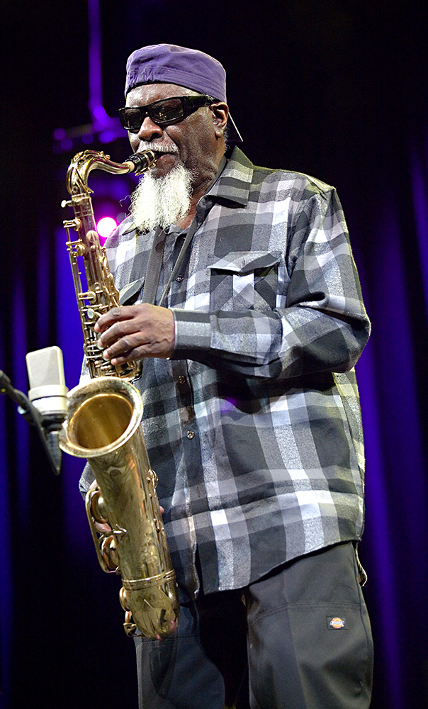 Pharoah Sanders op het North Sea Jazz Festival, 2016. Foto Tom Beetz