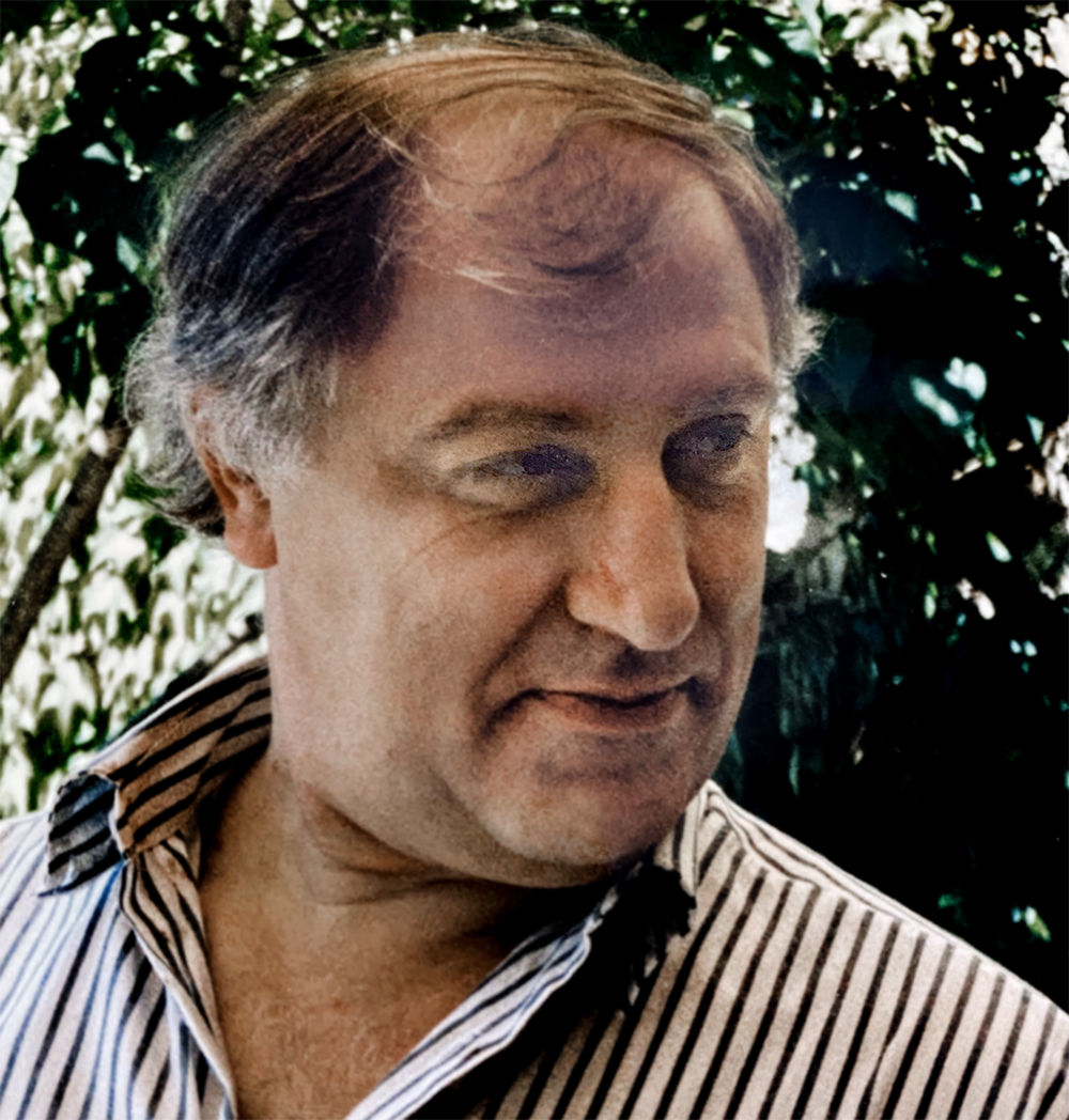 Simon Korteweg rond 1986. Foto privébezit